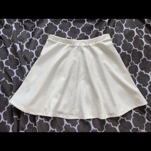 White Forever21 skirt
